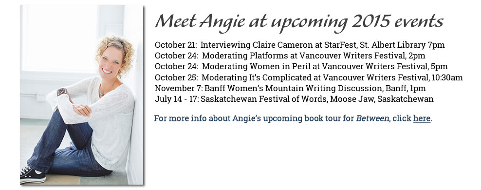 Angie Abdou's Book Tour