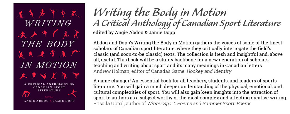 Writing the Body in Motion - edited by Angie Abdou & Jamie Dopp